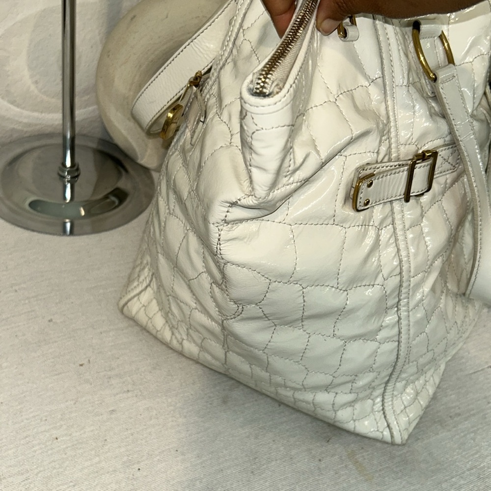 AUTHENTIC YVES SAINT LAURENT Hand Bag Leather - Picture 16 of 17